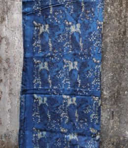 Blue Pure Cotton Fabric