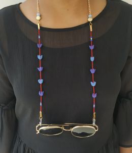 red Purple Spectacle Chain