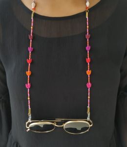 Pink Orange Red Spectacle Chain